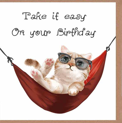cute cat birthday card