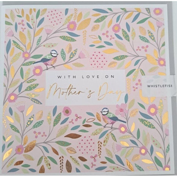 with love on mothers day card