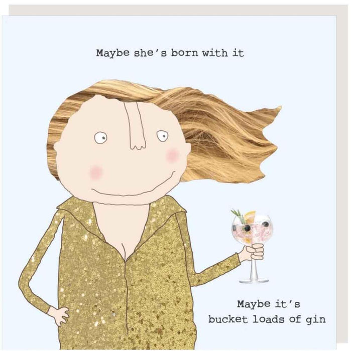 bucket loads gin card rosie made a thing