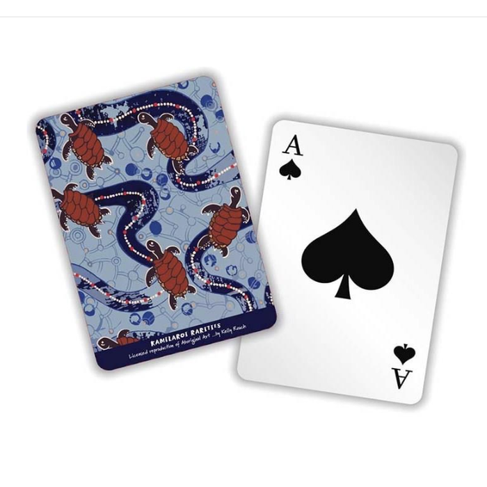 Playing Cards Dot Art Kamilaroi Rarities - Gali Waraba Design