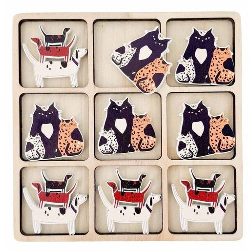 cat and dog toc tac toe game