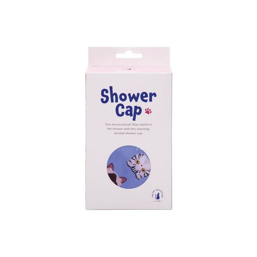 lined cat shower cap