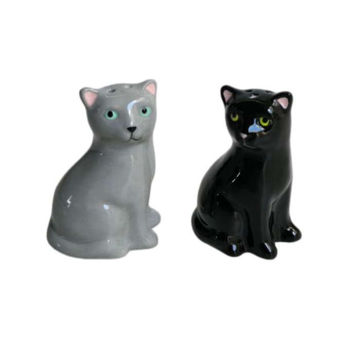 Cat Salt & Pepper Shakers 8cm