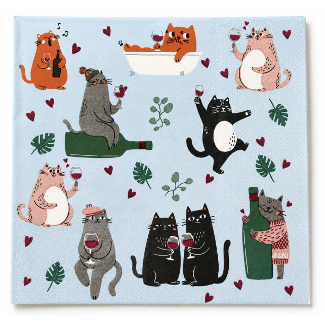 cat serviette
