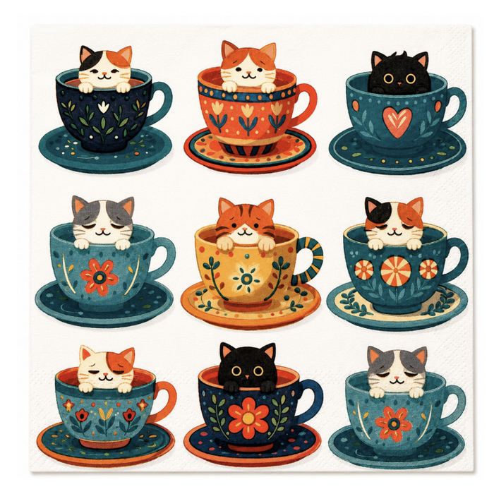 cat serviette