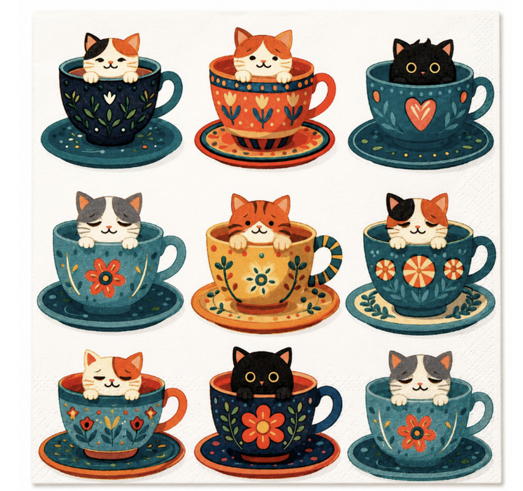 cat serviette