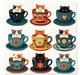cat serviette