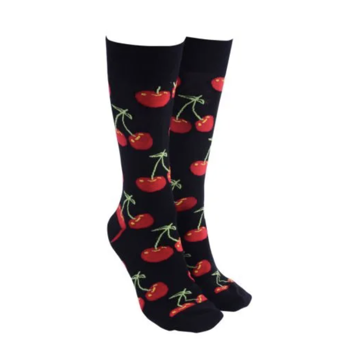 Sock Society Cherries Socks Black