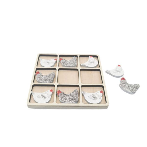 chicken tic tac toe game