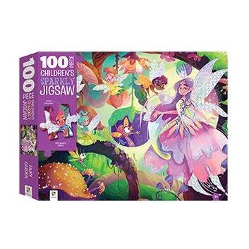 childrens sparkly fairy garden jigsaw puzzle