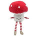 toadstool mushroom soft hanging decoration