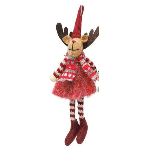 Decorative reindeer christmas tree hanging decoration