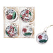 christmas snowflake set of decorations 