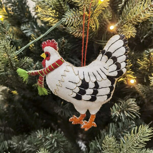 christmas chicken decoration for tree