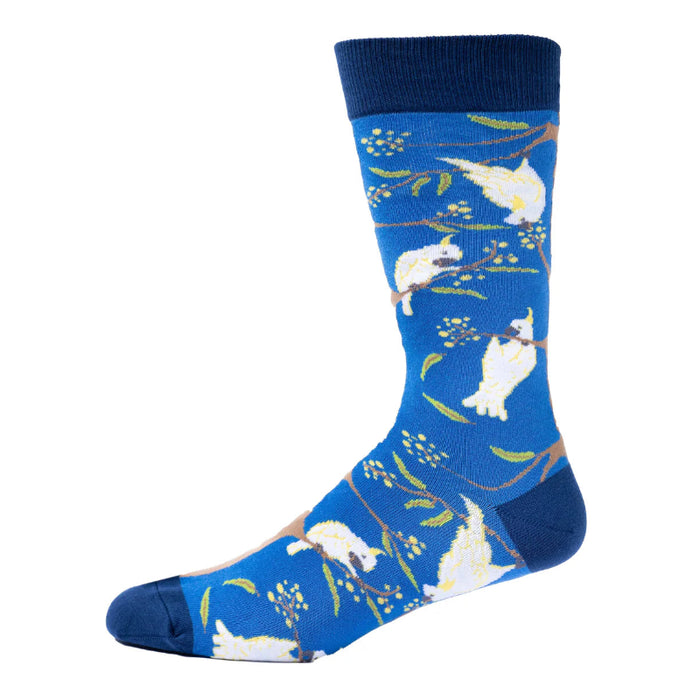 Branching Out Cockatoo Socks Mens