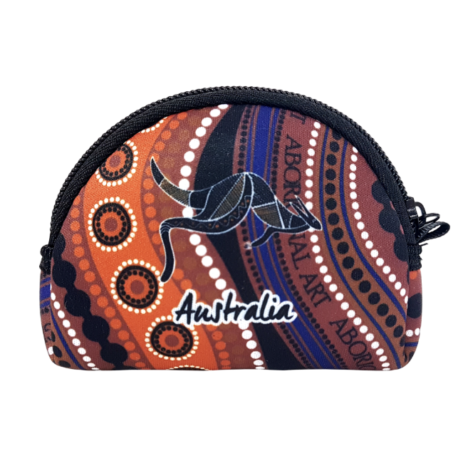 Dot Art Neoprene Coin Purse