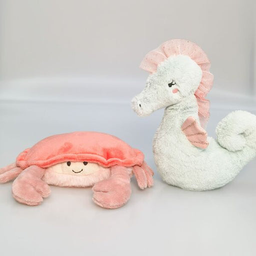 crab and seahorse rattle for baby