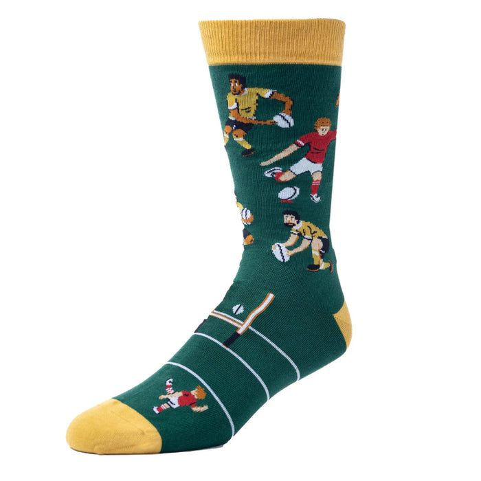 Pattern Socks Rugby Rugged Rugby Socks Mens — Spoilt Gift & Homewares