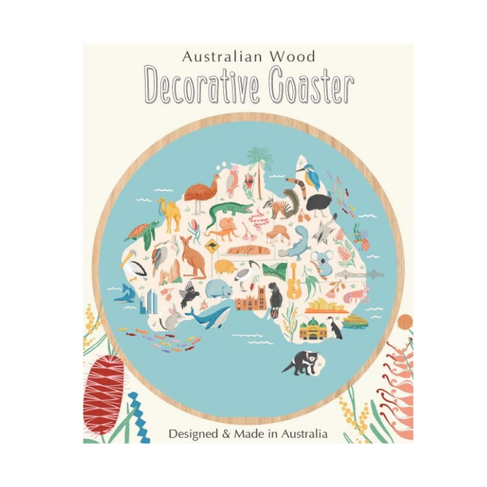 Australian Map Coaster