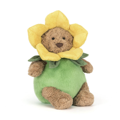 Jellycat Bartholomew Bear Daffodil Outfit