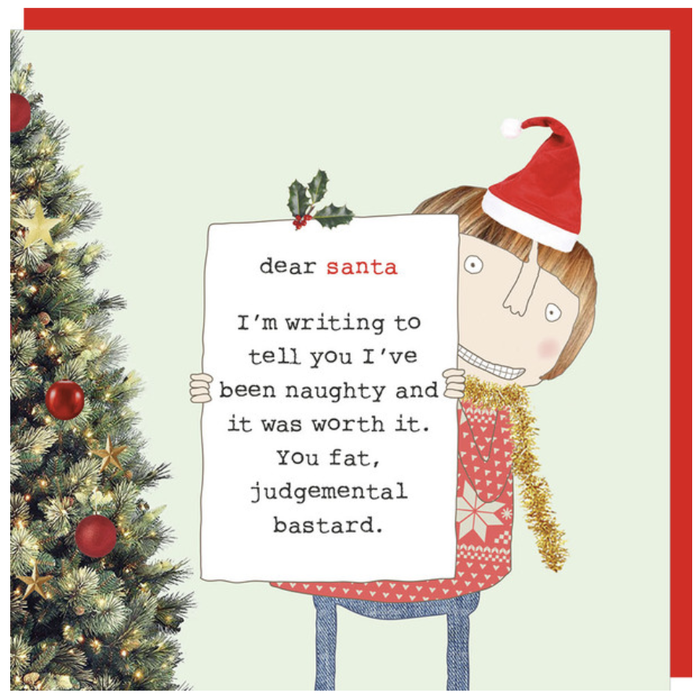 Rosie Made A Thing Dear Santa Letter Christmas Card