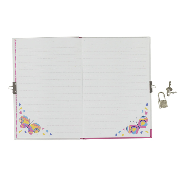 Lockable Diary Butterflies