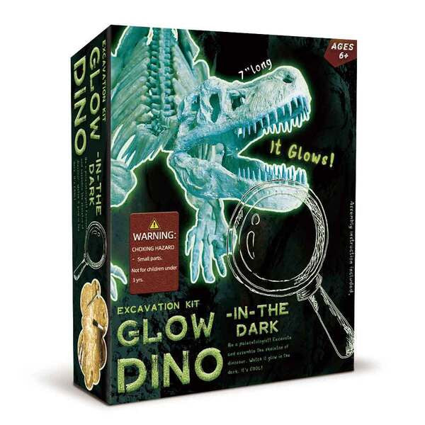 dinosaur glow in the dark activity kit