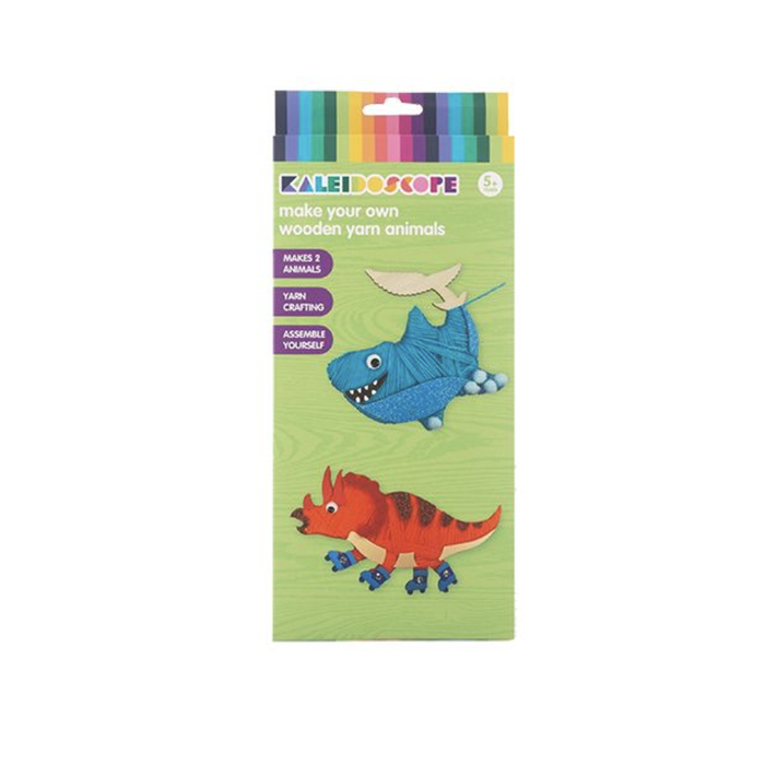 Create Your Own Yarn Dino & Shark Kit