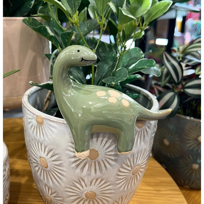 Brachiosaurus Dinosaur Pot Hanger  9cm