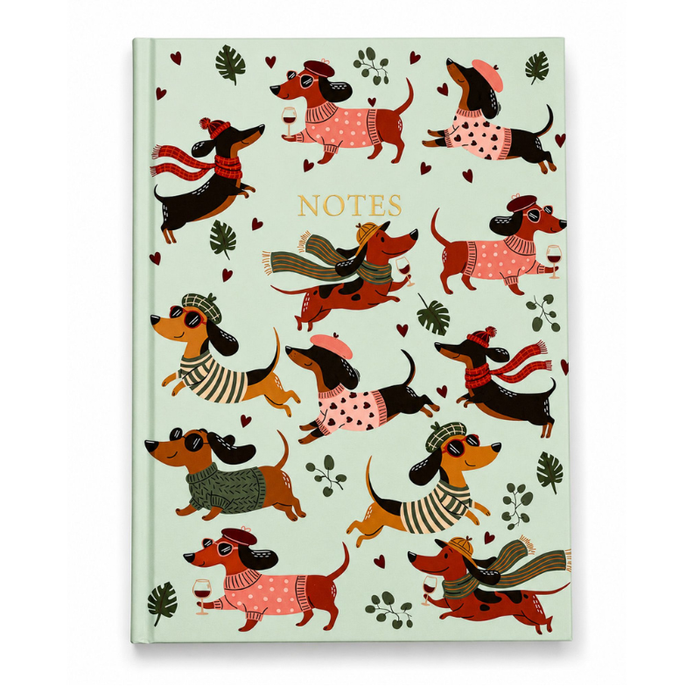 Playful Paws Dog A5 Journal 80 Pages