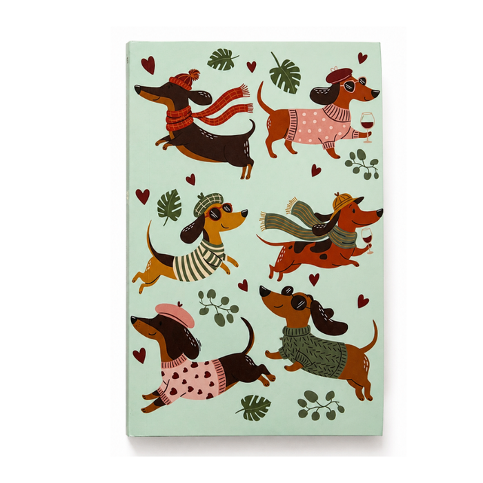 Playful Paws Dog A6 Notebook 80 Pages