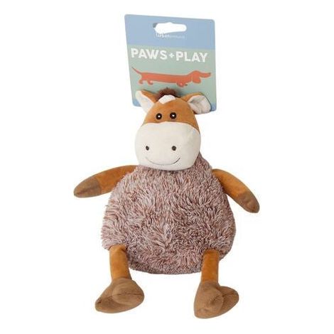 horse fluffy soft dog toy