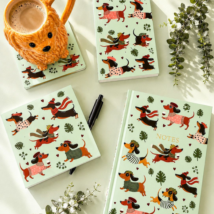 Playful Paws Dog Notepad Block 260 Pages