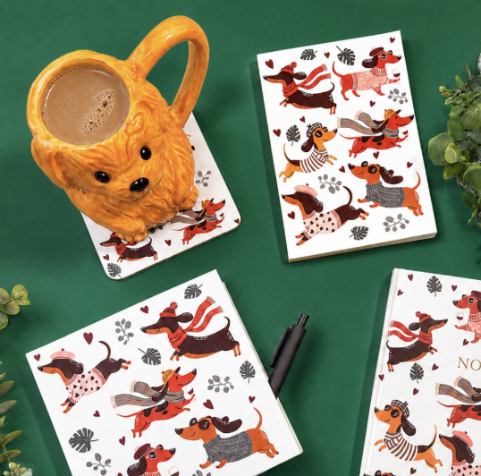 Dog Mug Brown 10cm