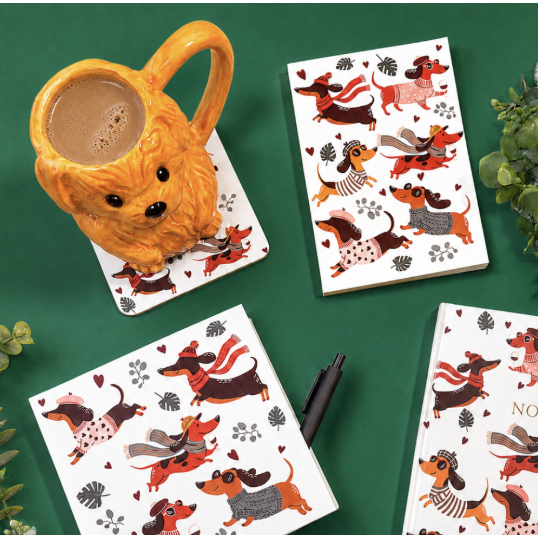 Dog Mug Brown 10cm