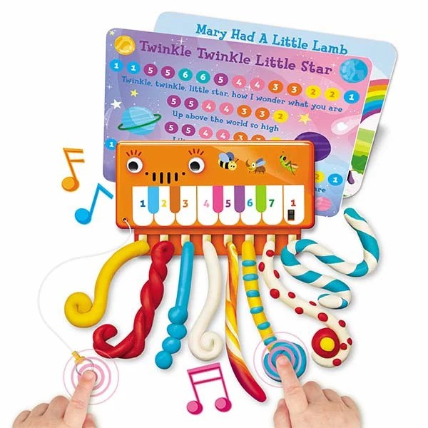 make music with dough kids activity