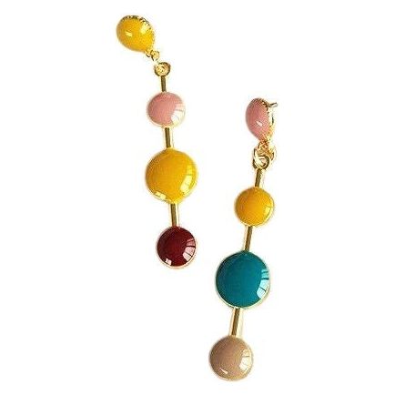 colourful dangling earrings on sale