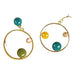 colourful hoop earrings on sale