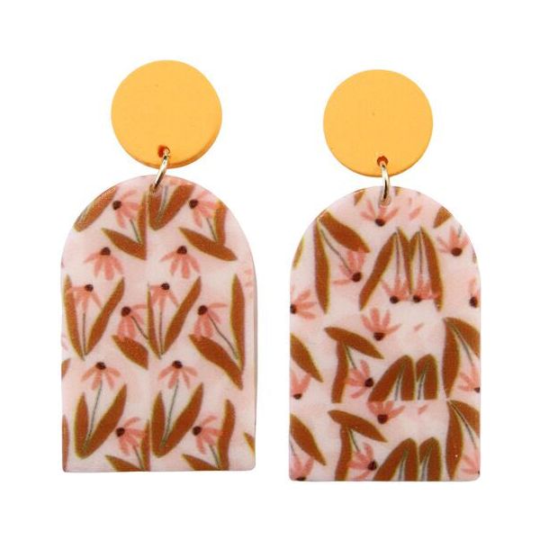 floral print earrings on sale