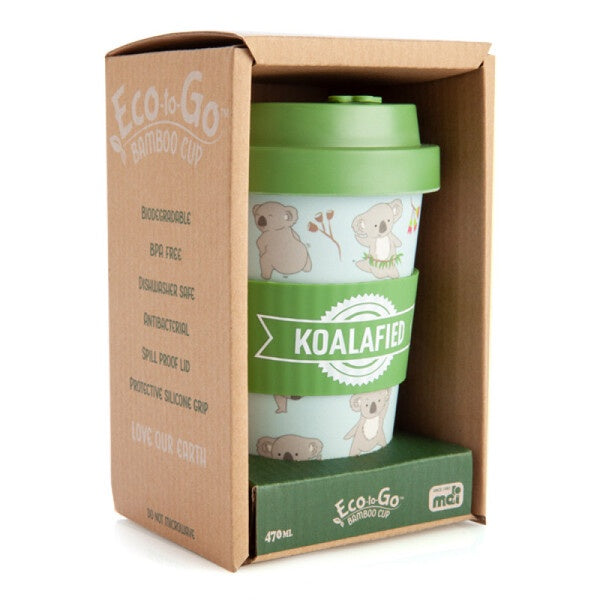 eco coffee cup koala