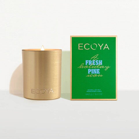 ecoya fresh pine christmas candle