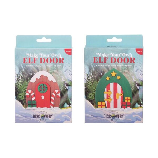 'Make Your Own Elf Door' craft kids christmas