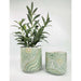 green pot planters for indoor