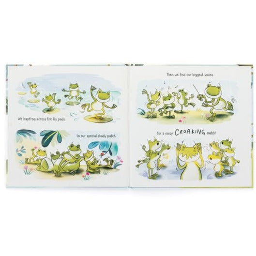jellycat finnegan frog kids book