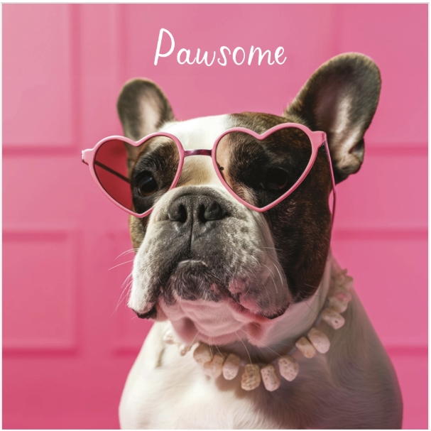 Pawsome Dog Card