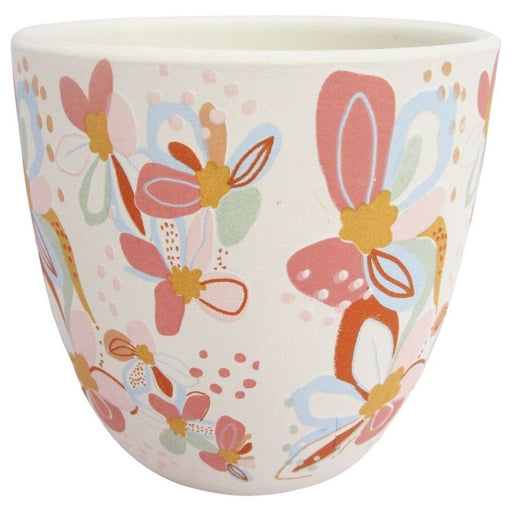 floral planter pot discounted price