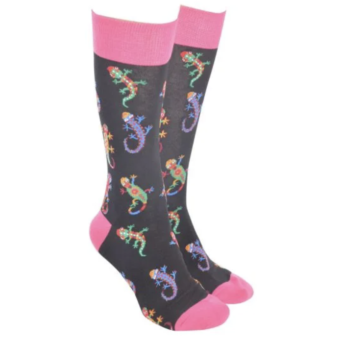 Sock Society Gecko Socks Black