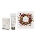 Myrtle & Moss skincare products with floral packaging 