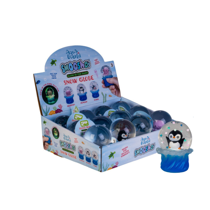 Smooshos Snow Globe Penguin Squishy