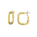 Gold hoop earrings 